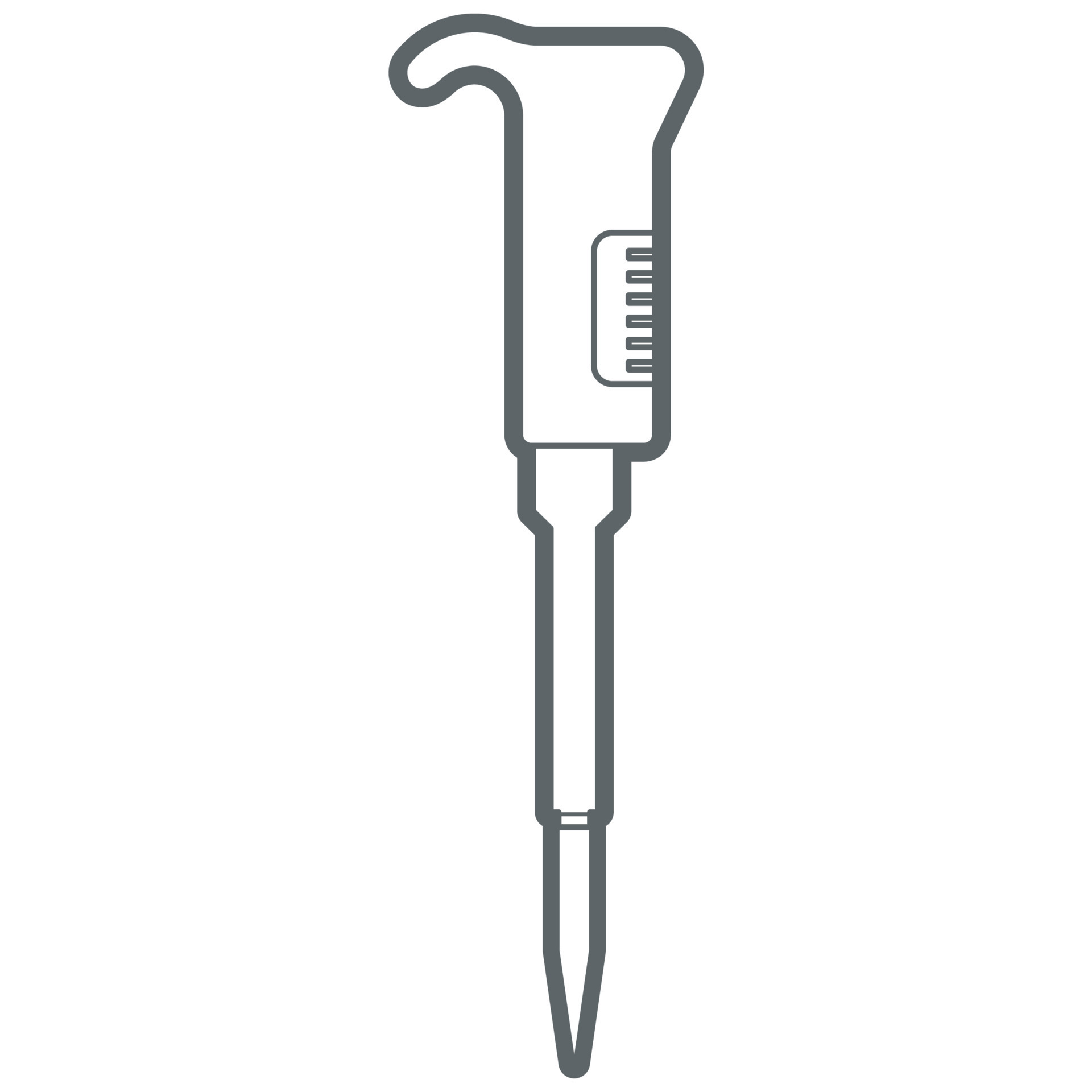 Science Laboratory Equipment. Pipet. 10638945 Vector Art at Vecteezy
