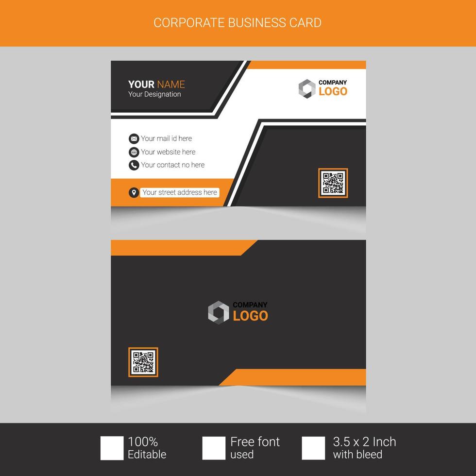 Corporate modern business template vector