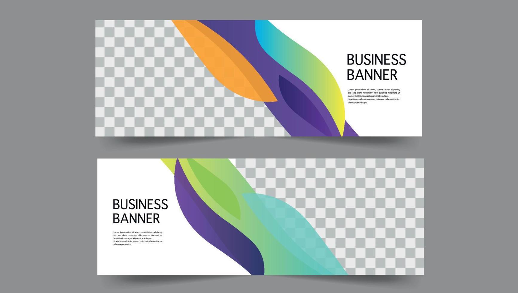 Corporate Banner Layout vector