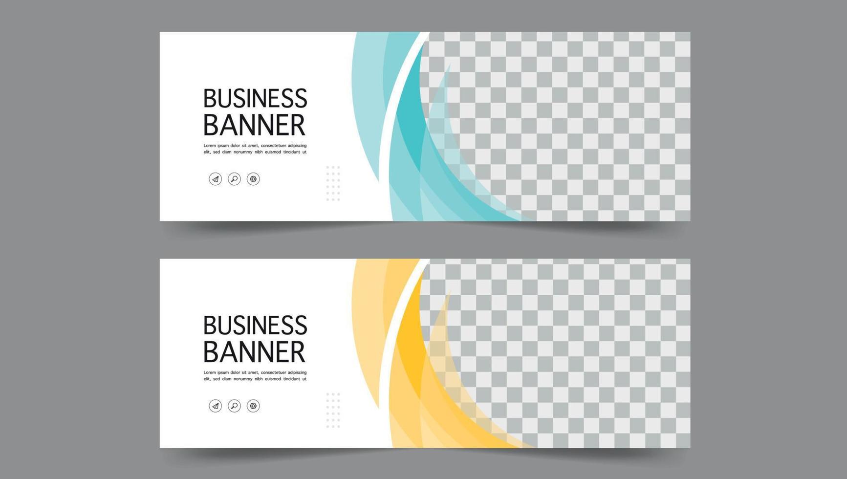 Corporate Banner Layout vector