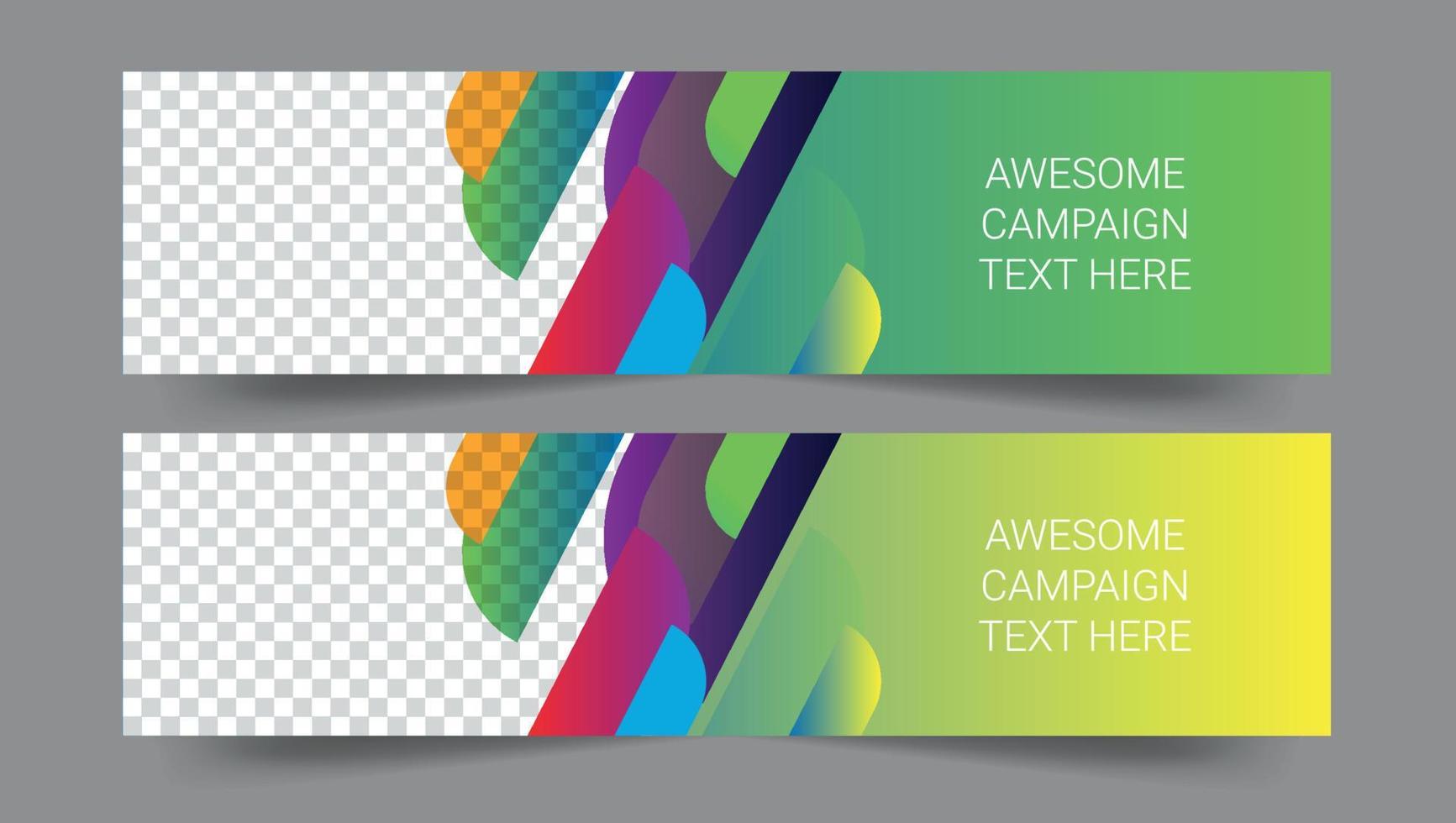 Corporate Banner Layout vector