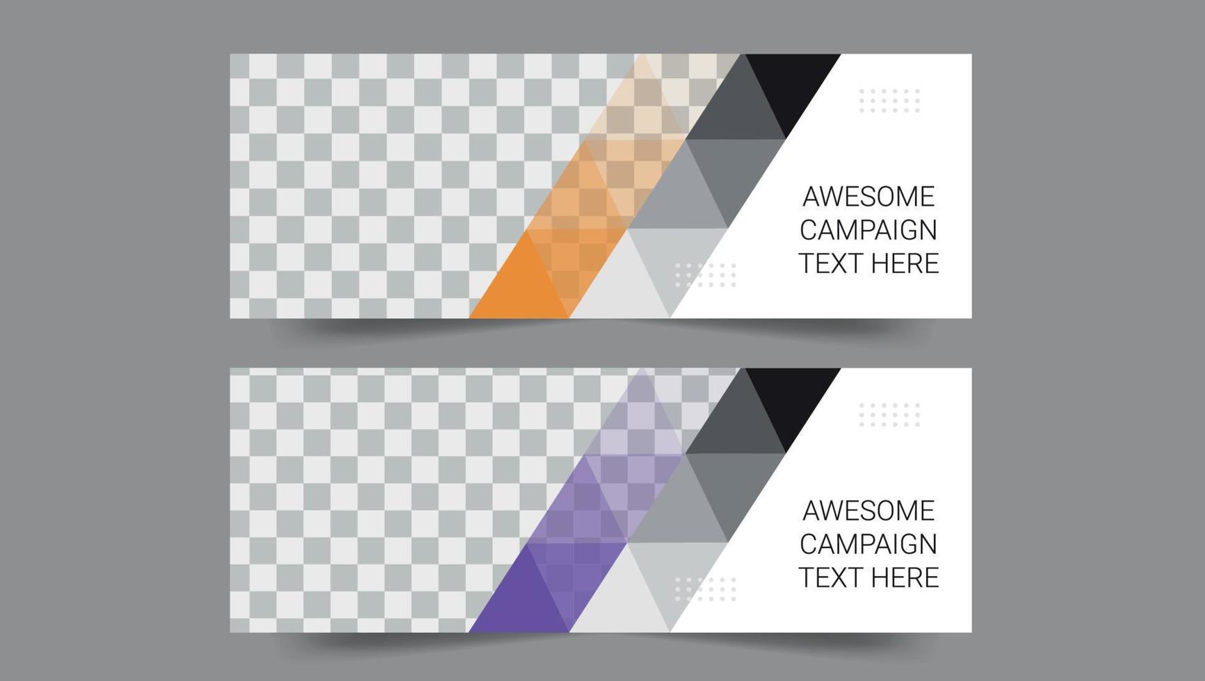 Corporate Banner Layout vector