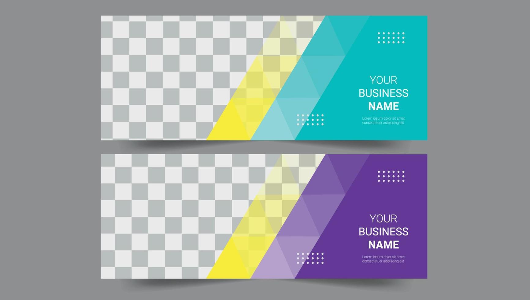 Corporate Banner Layout vector