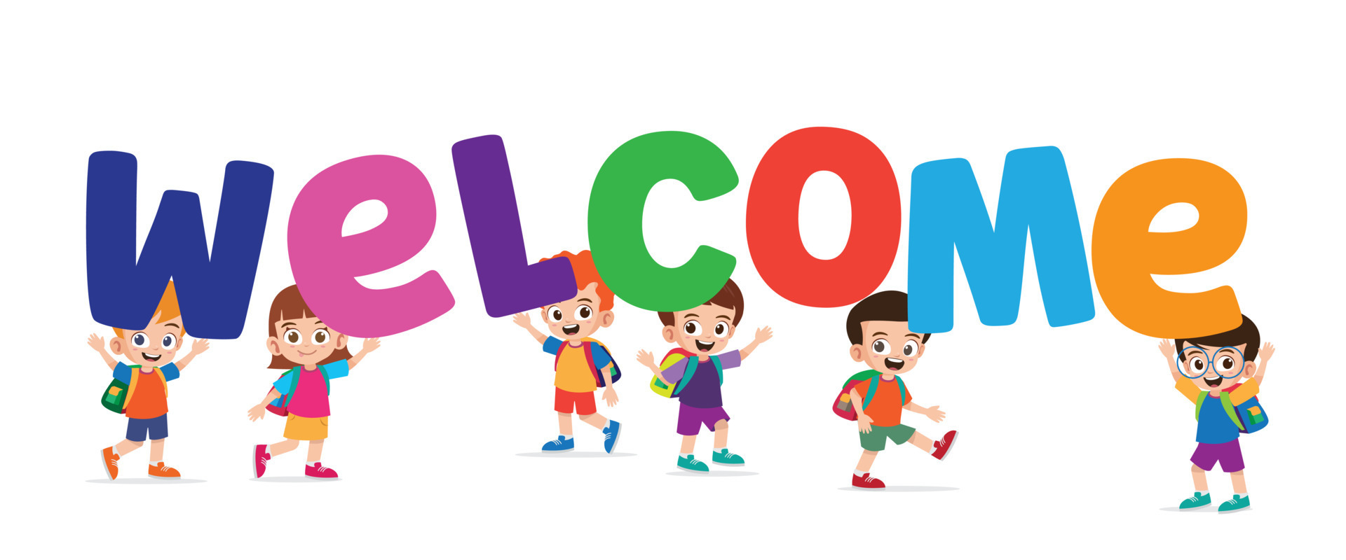 Welcome Kids Vector Art Icons And Graphics For Free Download