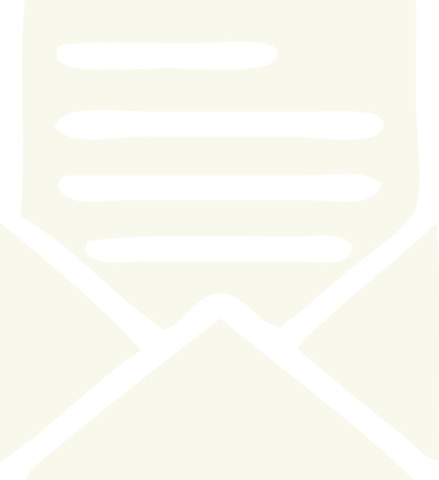flat color retro cartoon letter and envelope vector