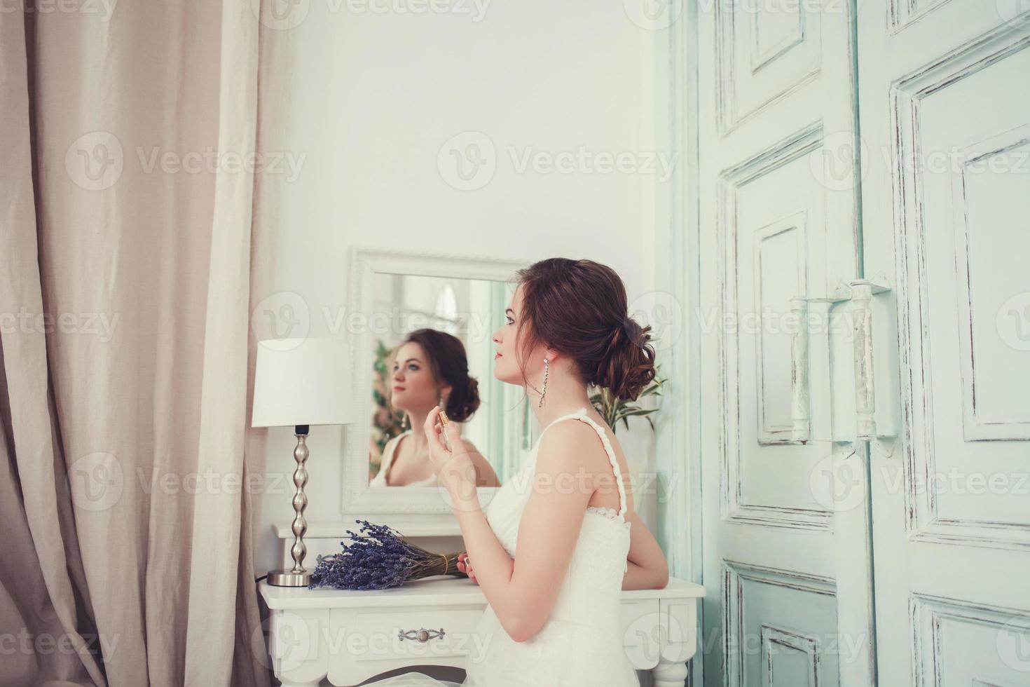 portrait of a young bride photo