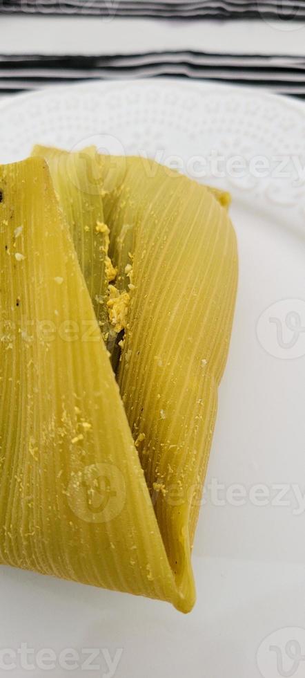 pamonha typical brazilian food made with corn photo
