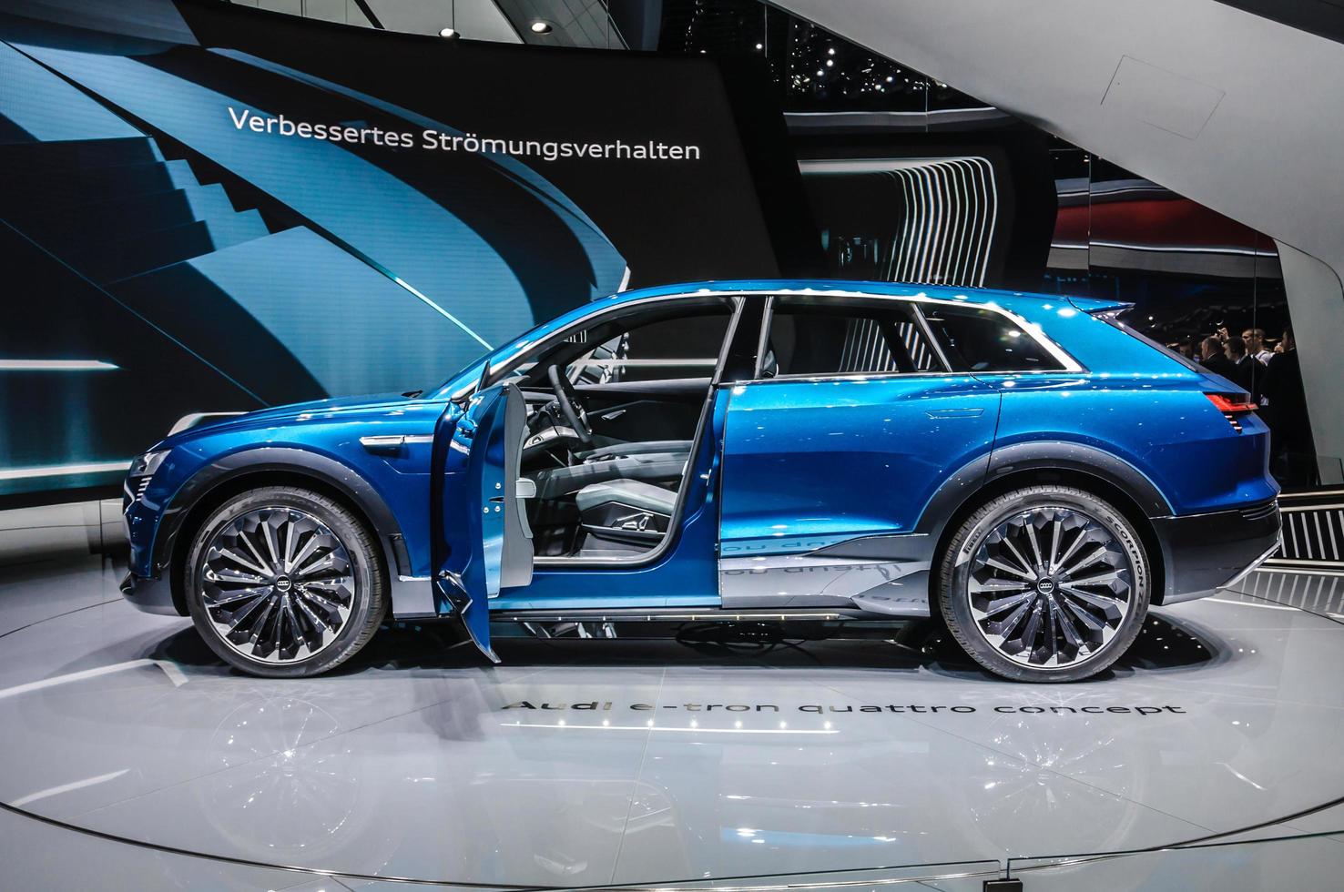 FRANKFURT - SEPT 2015 Audi E-Tron Quattro Concept presented at photo