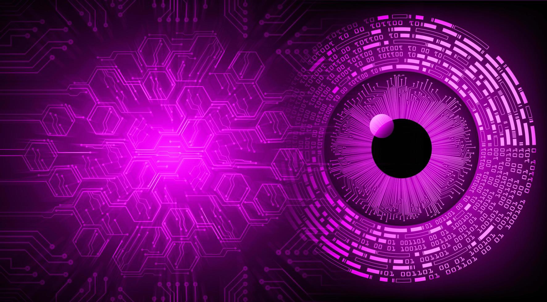 eye cyber circuit future technology concept background photo