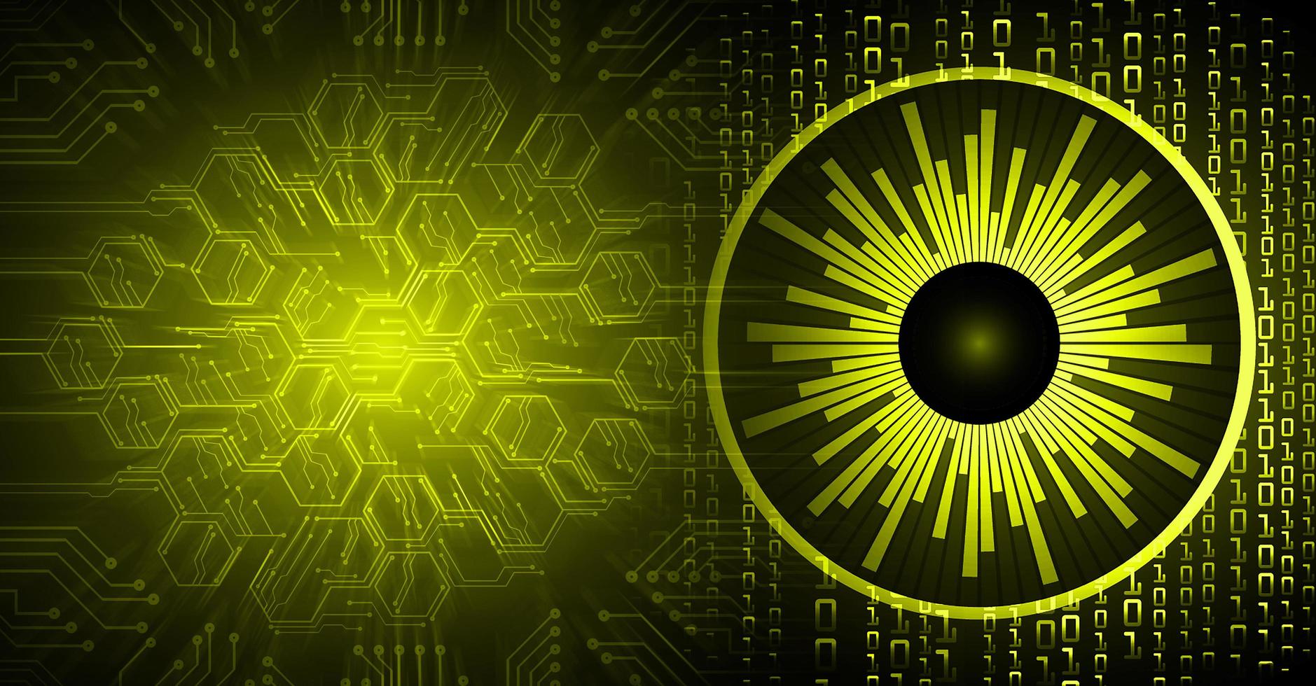 eye cyber circuit future technology concept background photo