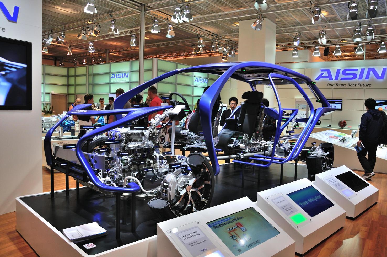 FRANKFURT - SEPT 14 presented as world premiere at the 65th IAA Internationale Automobil Ausstellung on September 14, 2013 in Frankfurt, Germany photo
