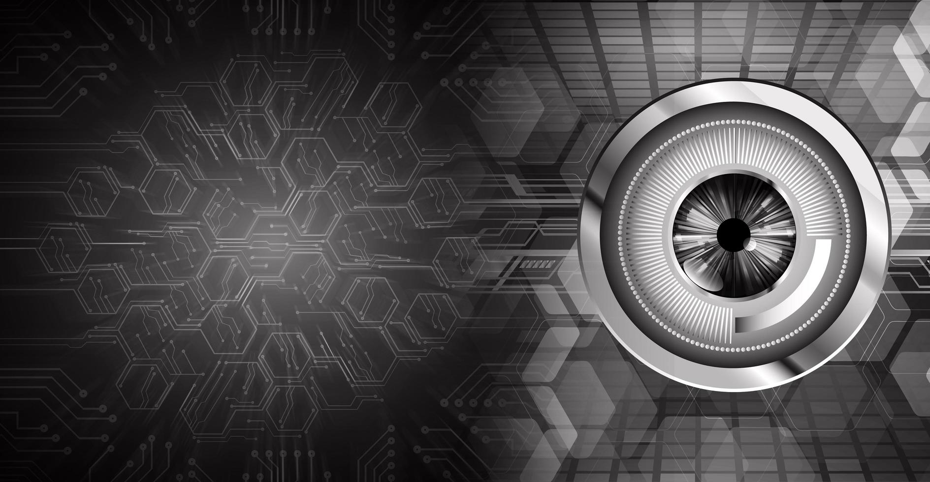 eye cyber circuit future technology concept background photo