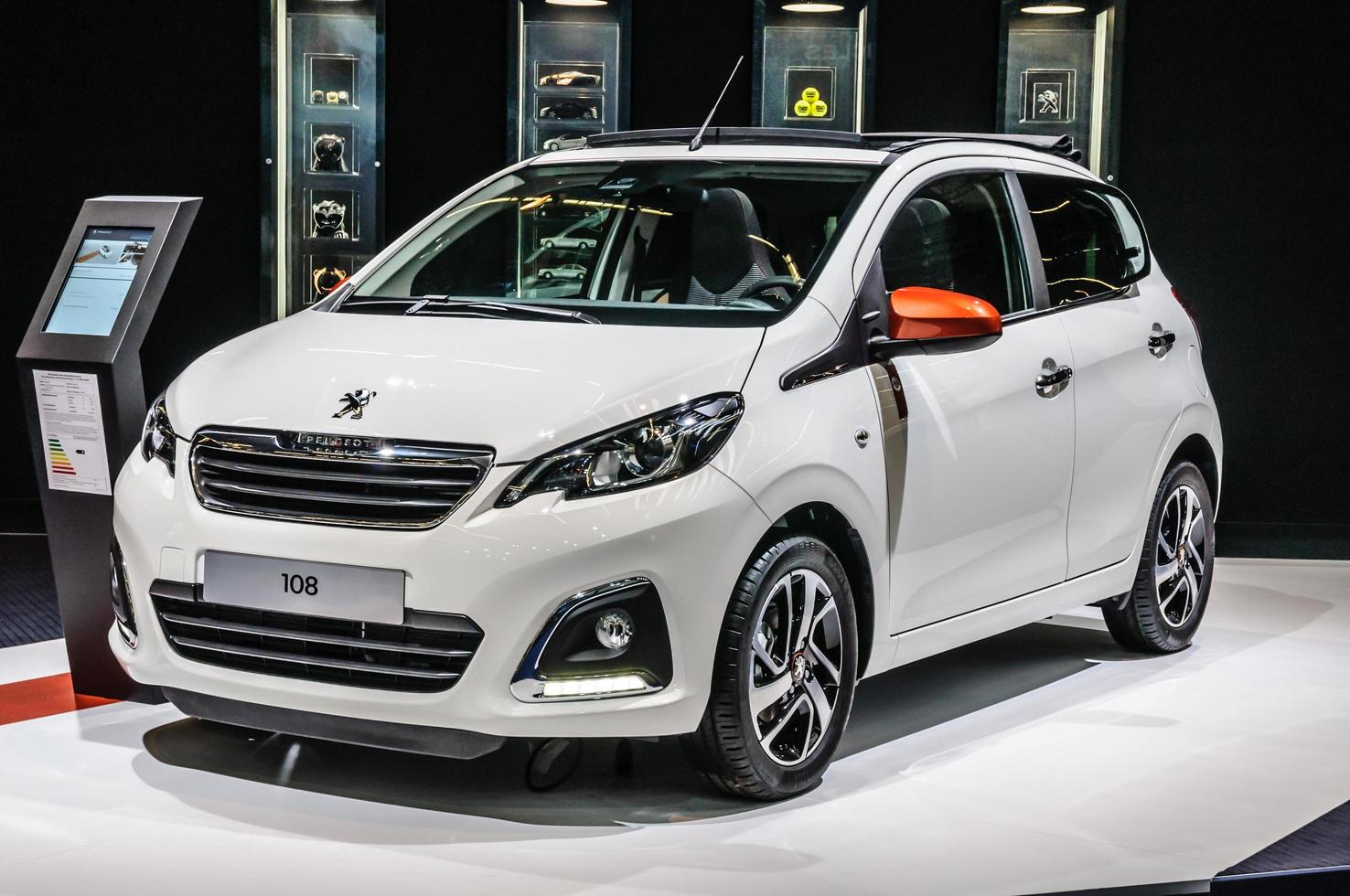 FRANKFURT - SEPT 2015 Peugeot 108 presented at IAA Internationa photo
