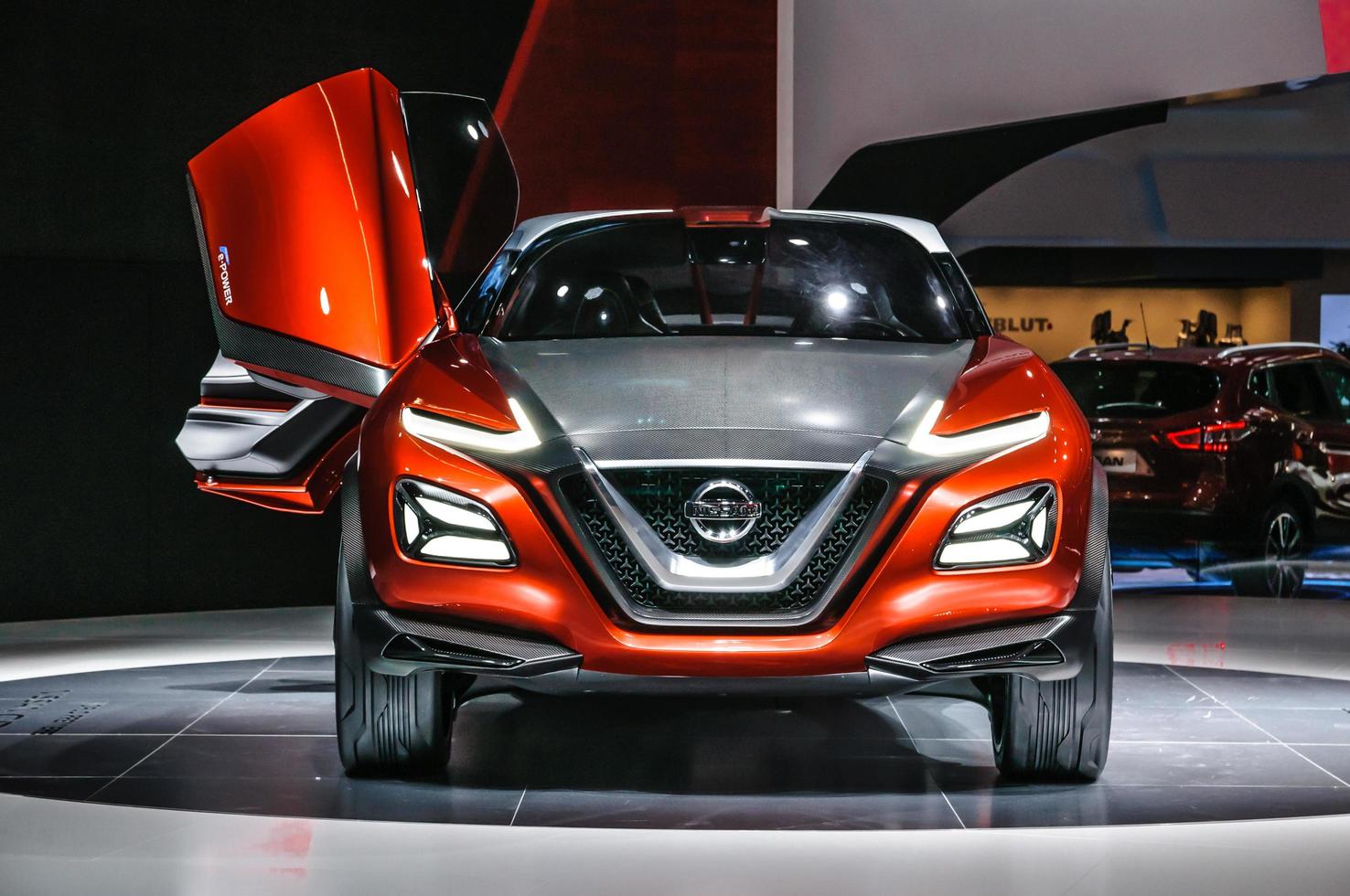 frankfurt - sept 2015 concepto de nissan gripz presentado en iaa int foto