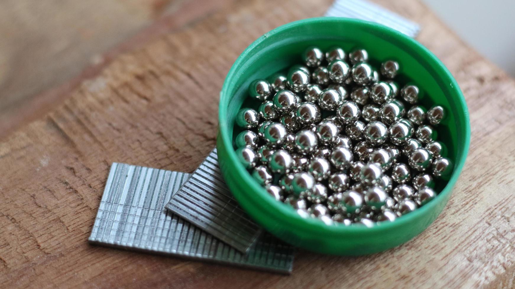 airsoft gun bullets made of plastic 10647136 Stock Photo at Vecteezy