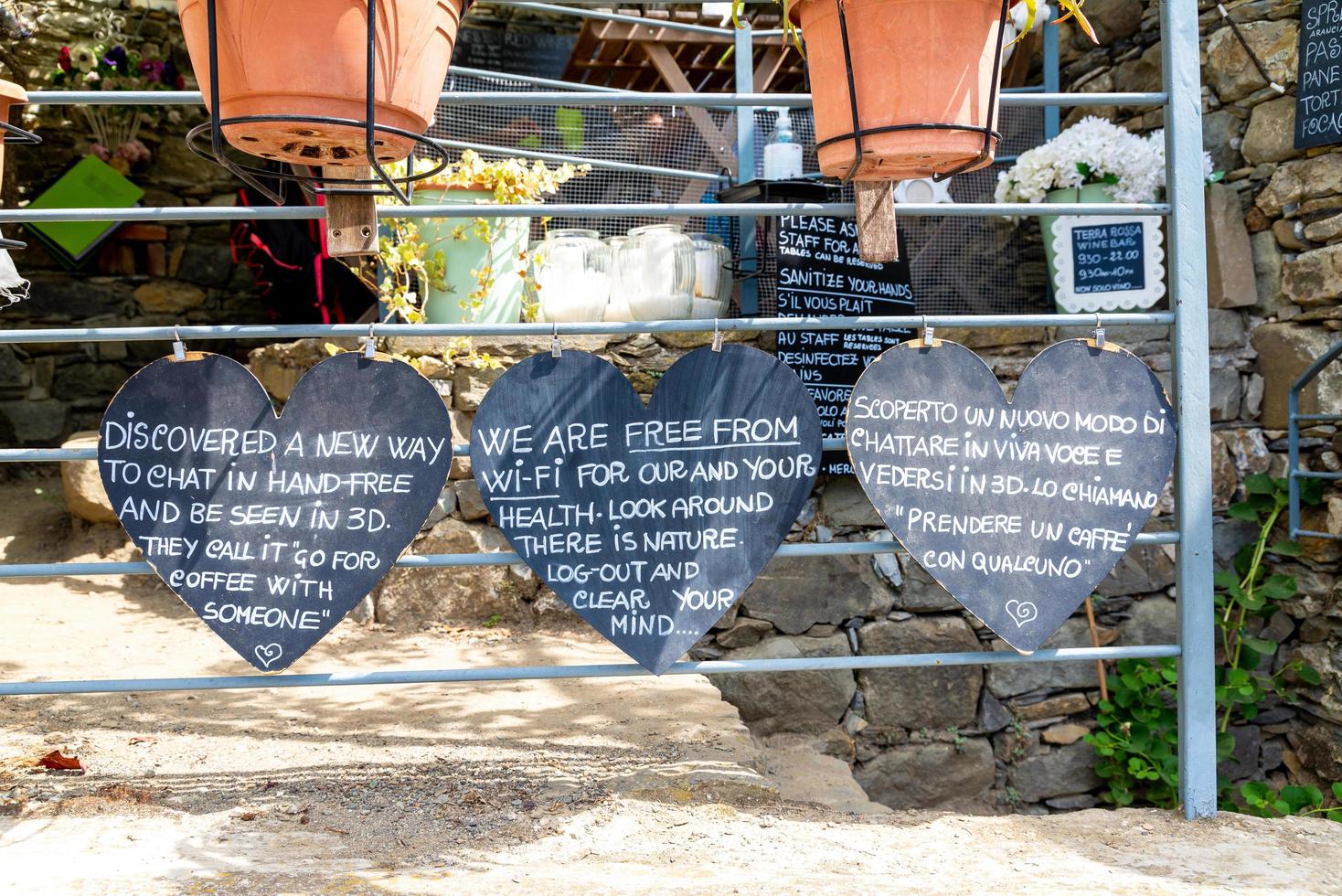 Three tablet in the shape of a heart with a philosophy photo
