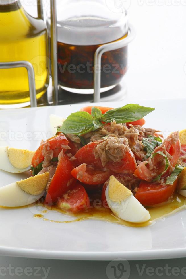 ensalada de comida italiana foto