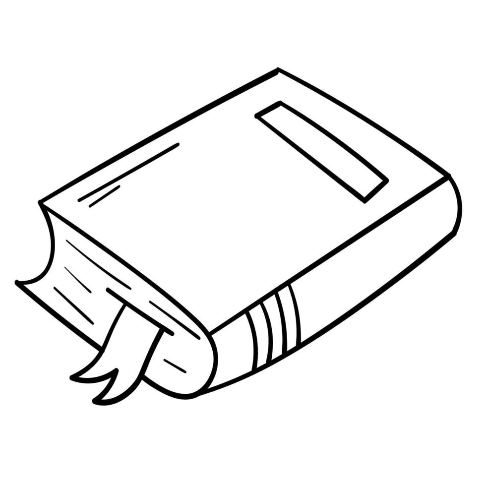 libro de pegatinas de garabatos con marcador vector