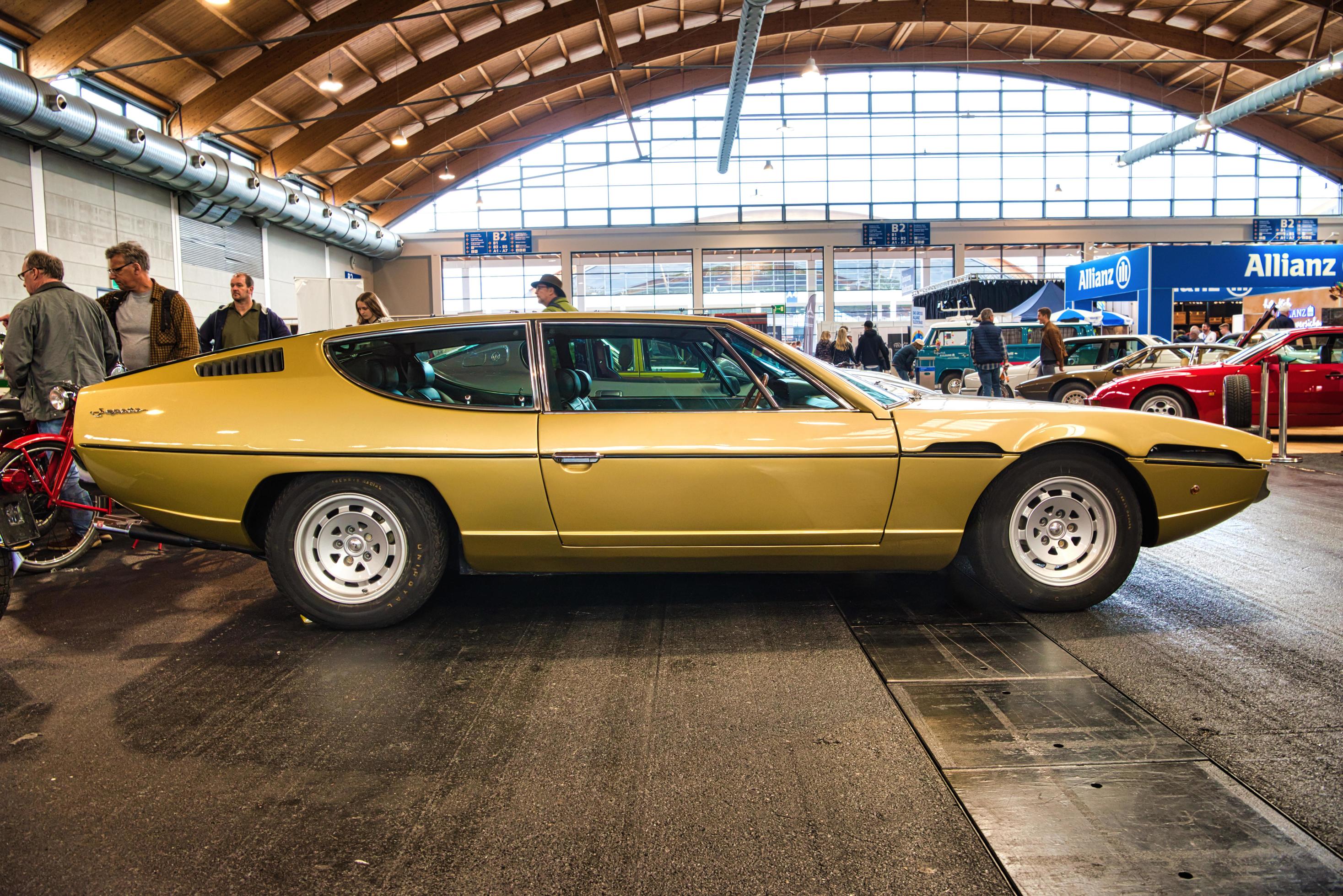 FRIEDRICHSHAFEN - MAY 2019 sand golden LAMBORGHINI ESPADA