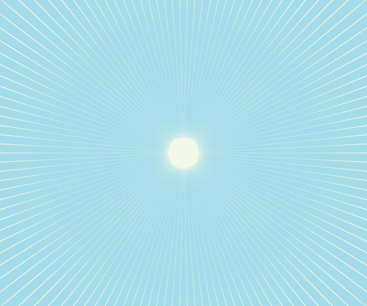 Sunbeams gold rays background, vector