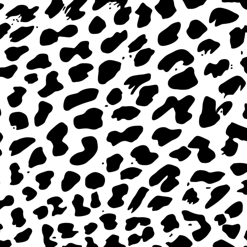 Cheetah, Leopard or Jaguar, Big Cat Family Motifs Pattern. Animal Print Series. Vector Illustration