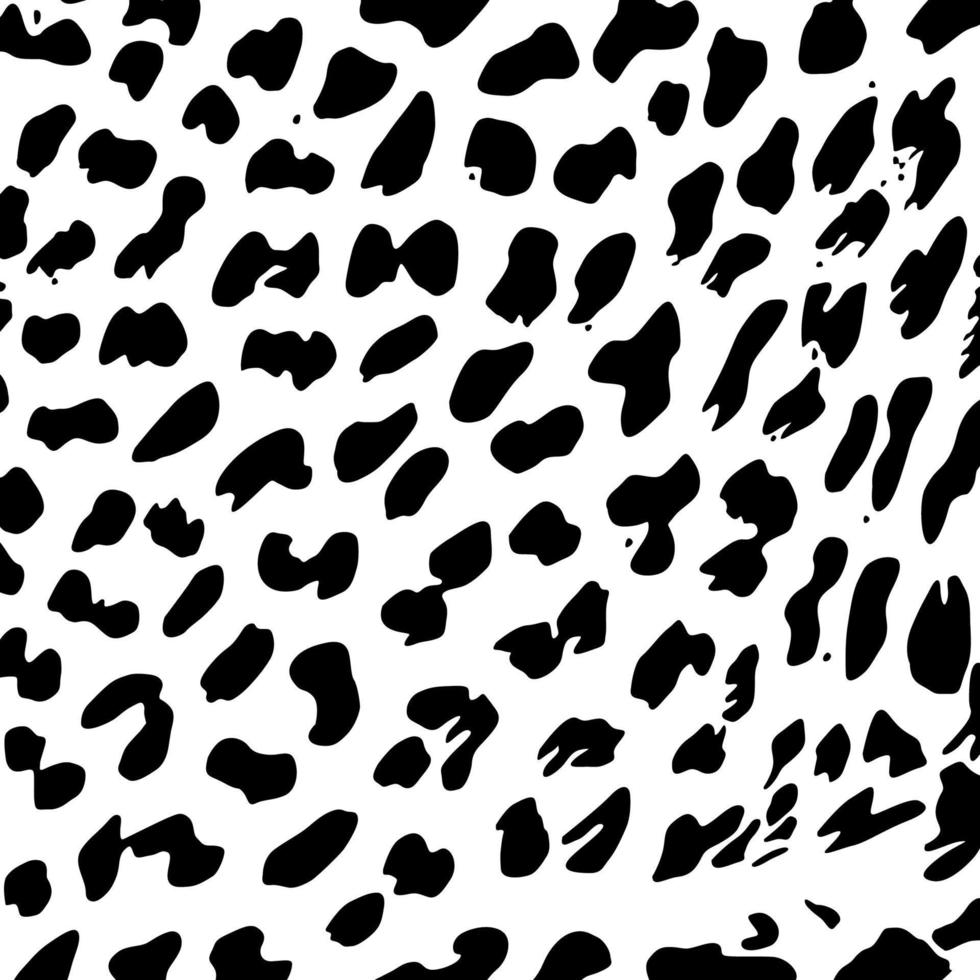 Cheetah, Leopard or Jaguar, Big Cat Family Motifs Pattern. Animal Print Series. Vector Illustration