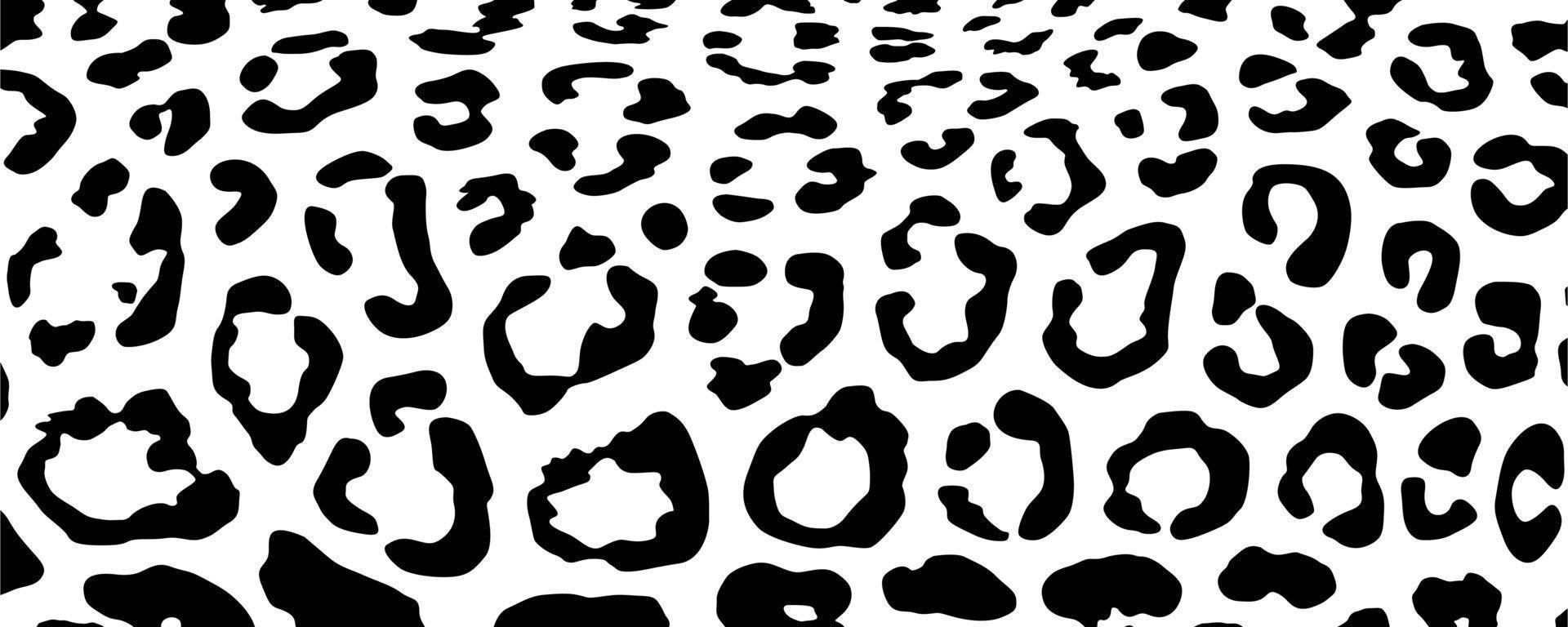 Cheetah, Leopard or Jaguar Big Cat Family Motifs Pattern. Animal Print Series. Vector Illustration