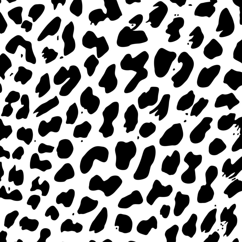 Cheetah, Leopard or Jaguar, Big Cat Family Motifs Pattern. Animal Print Series. Vector Illustration