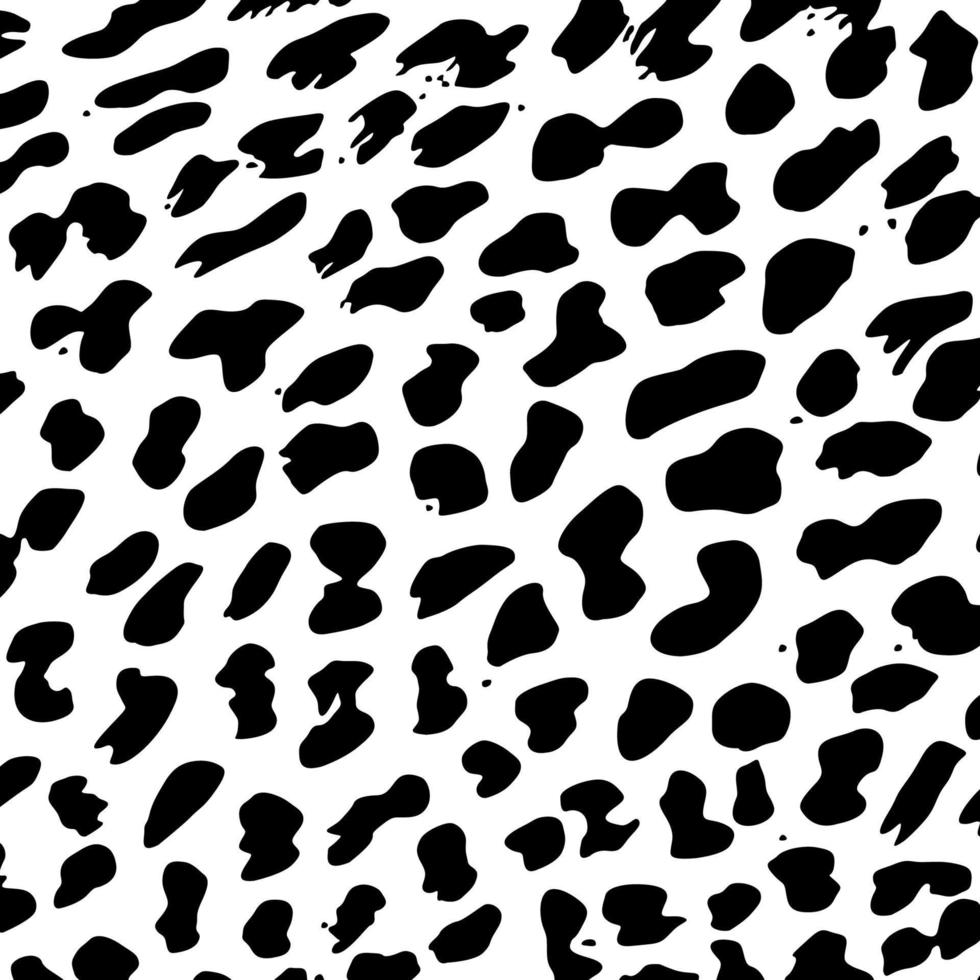 Cheetah, Leopard or Jaguar, Big Cat Family Motifs Pattern. Animal Print Series. Vector Illustration