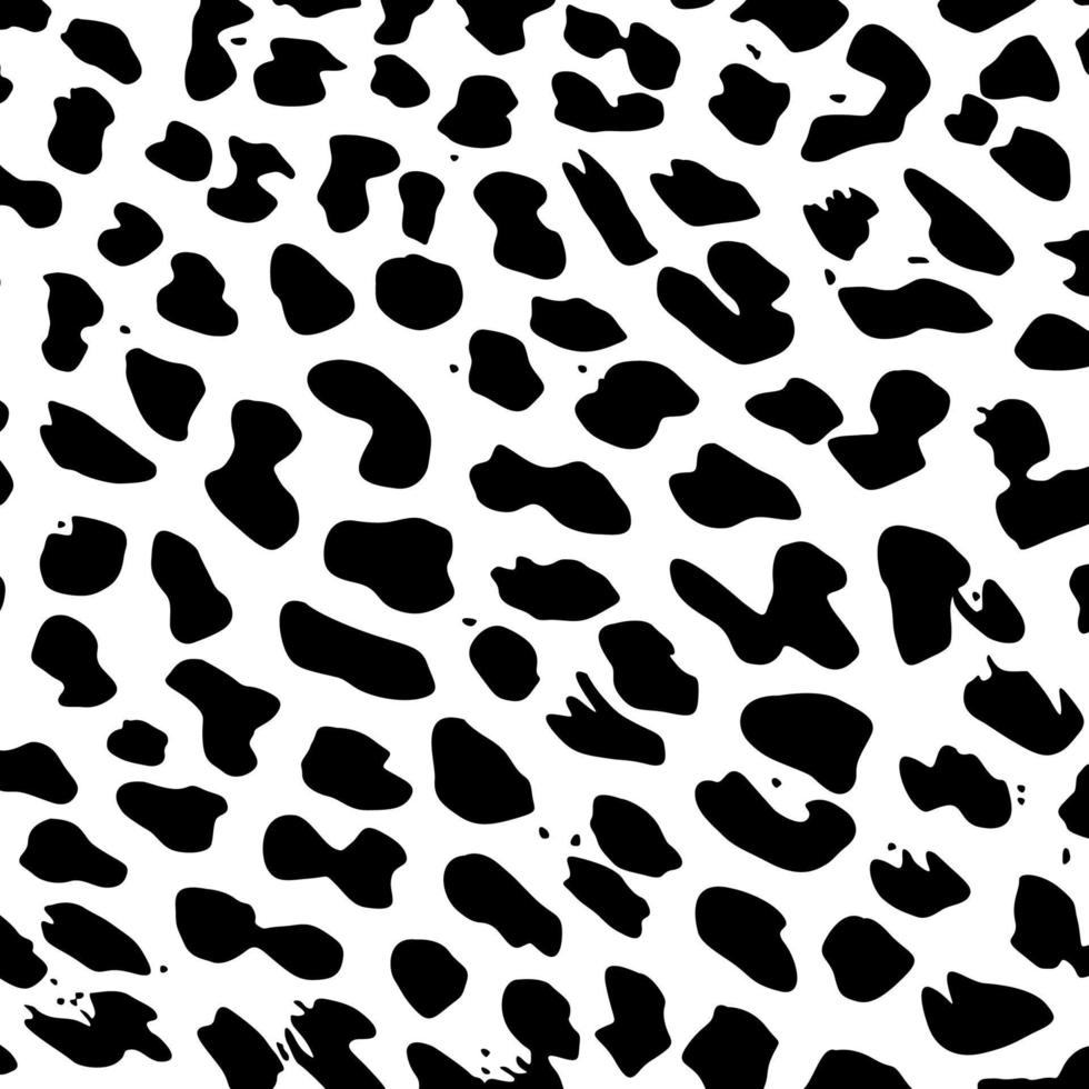 Cheetah, Leopard or Jaguar, Big Cat Family Motifs Pattern. Animal Print Series. Vector Illustration