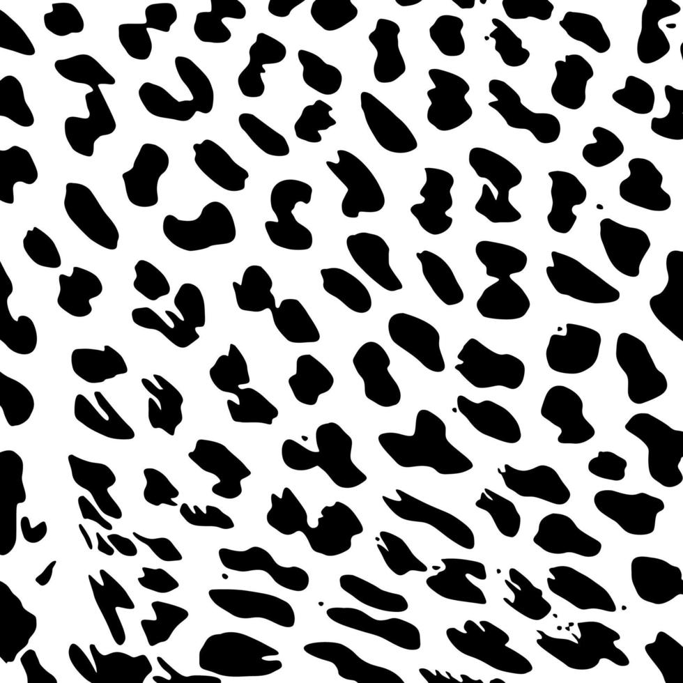 Cheetah, Leopard or Jaguar, Big Cat Family Motifs Pattern. Animal Print Series. Vector Illustration