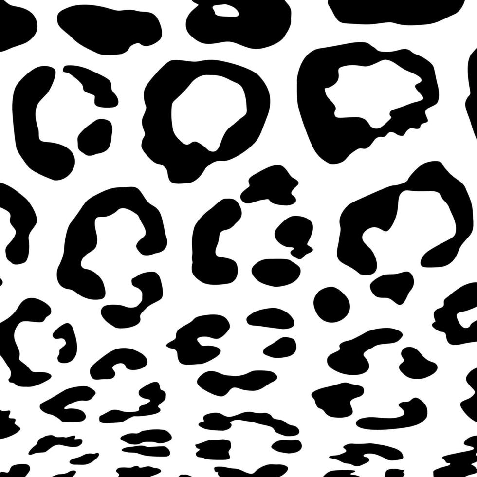 Cheetah, Leopard or Jaguar Big Cat Family Motifs Pattern. Animal Print Series. Vector Illustration