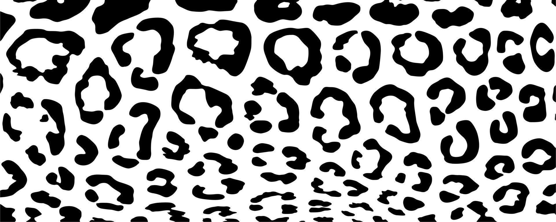 Cheetah, Leopard or Jaguar Big Cat Family Motifs Pattern. Animal Print Series. Vector Illustration