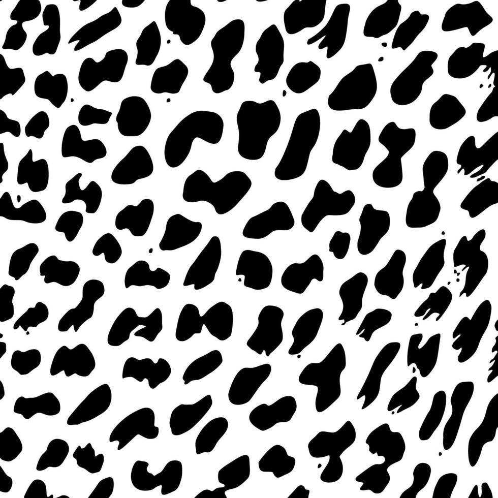 Cheetah, Leopard or Jaguar, Big Cat Family Motifs Pattern. Animal Print Series. Vector Illustration