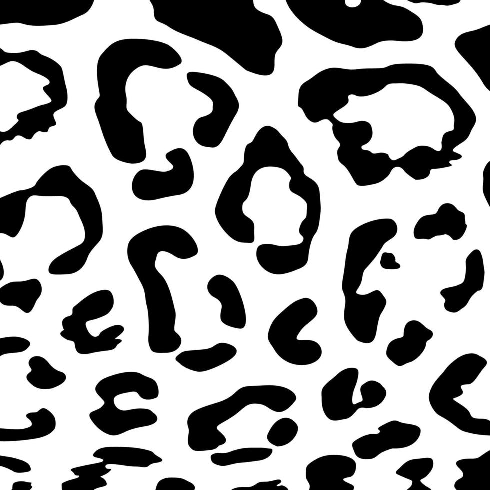 Cheetah, Leopard or Jaguar Big Cat Family Motifs Pattern. Animal Print Series. Vector Illustration