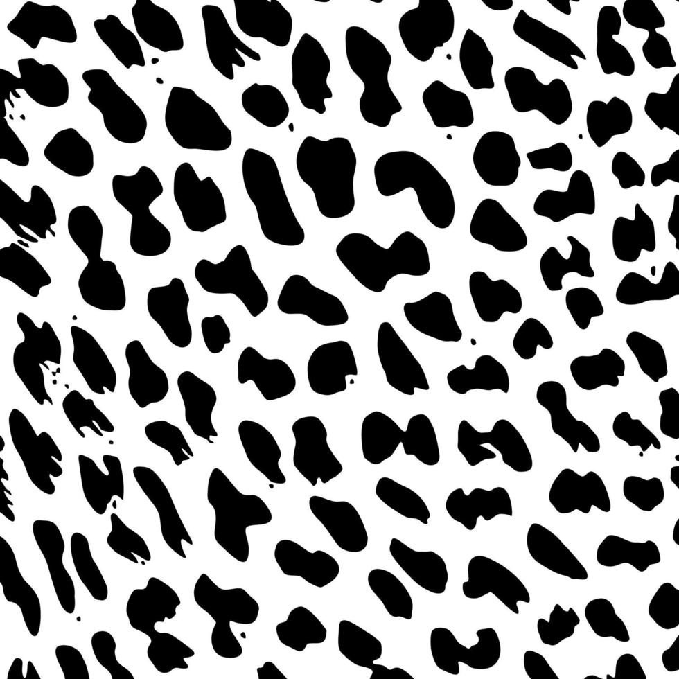 Cheetah, Leopard or Jaguar, Big Cat Family Motifs Pattern. Animal Print Series. Vector Illustration