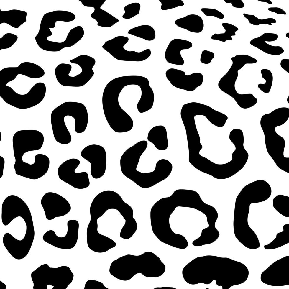 Cheetah, Leopard or Jaguar Big Cat Family Motifs Pattern. Animal Print Series. Vector Illustration