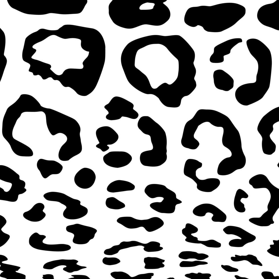 Cheetah, Leopard or Jaguar Big Cat Family Motifs Pattern. Animal Print Series. Vector Illustration