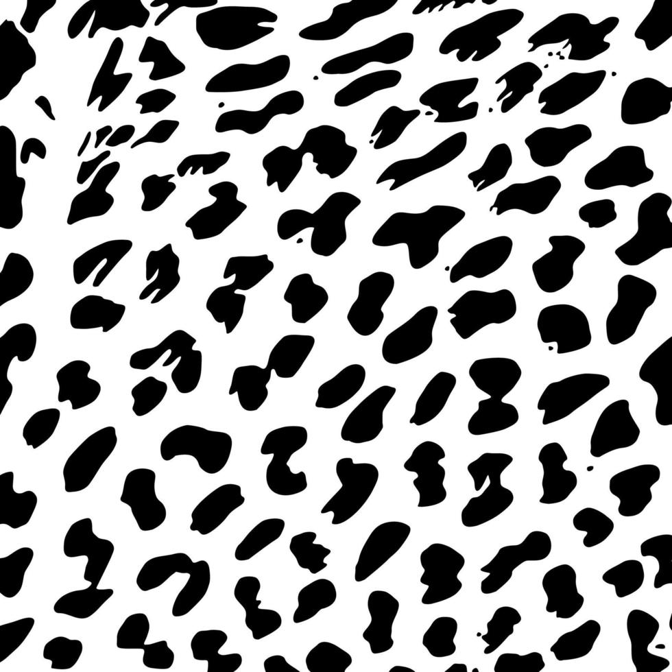 Cheetah, Leopard or Jaguar, Big Cat Family Motifs Pattern. Animal Print Series. Vector Illustration