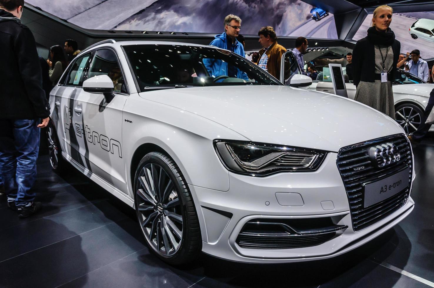 FRANKFURT - SEPT 2015 Audi A3 e-tron presented at IAA Internati photo