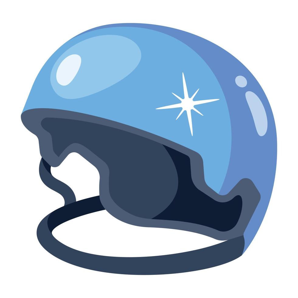 A sports helmet flat vector download