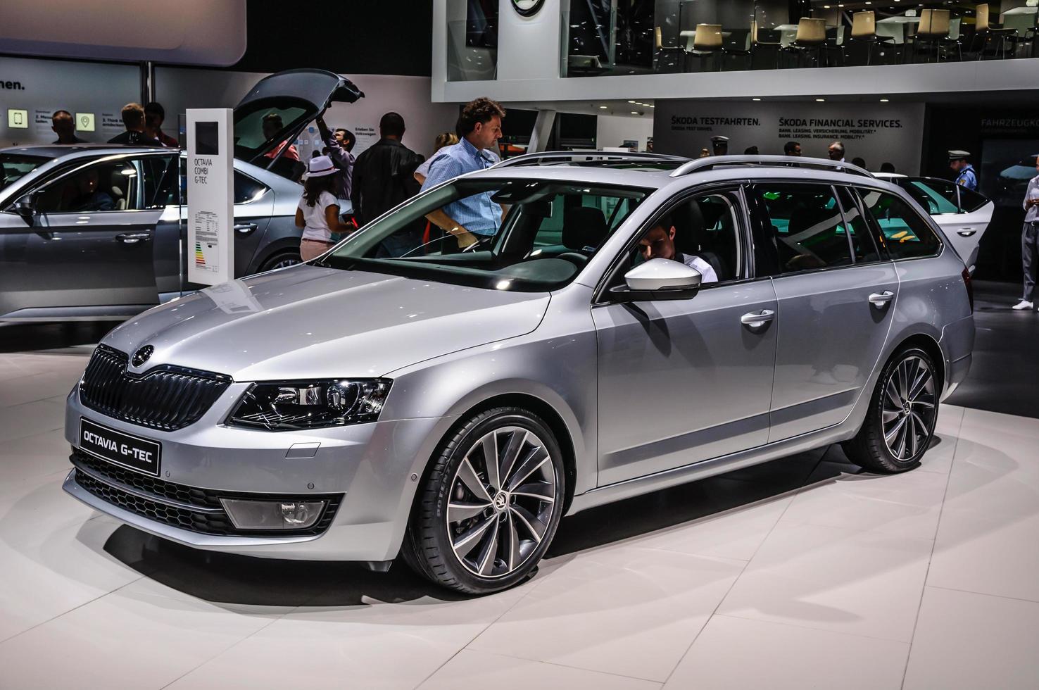 FRANKFURT - SEPT 2015 Skoda Octavia G-Tec presented at IAA Inte photo