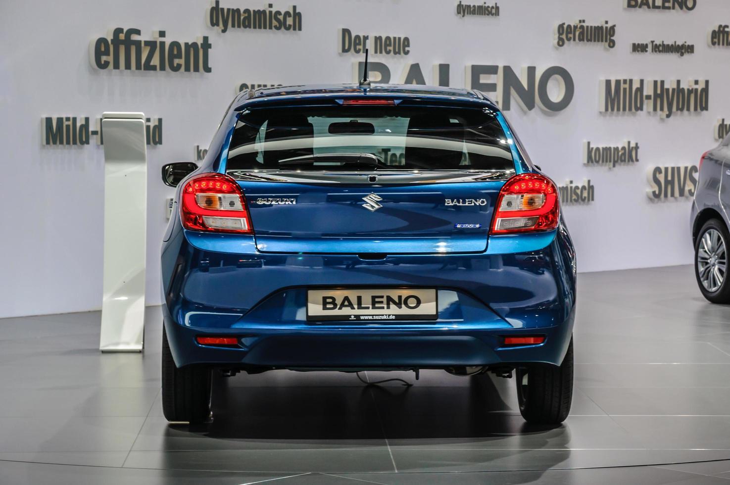 FRANKFURT - SEPT 2015 Suzuki Baleno presented at IAA Internatio photo