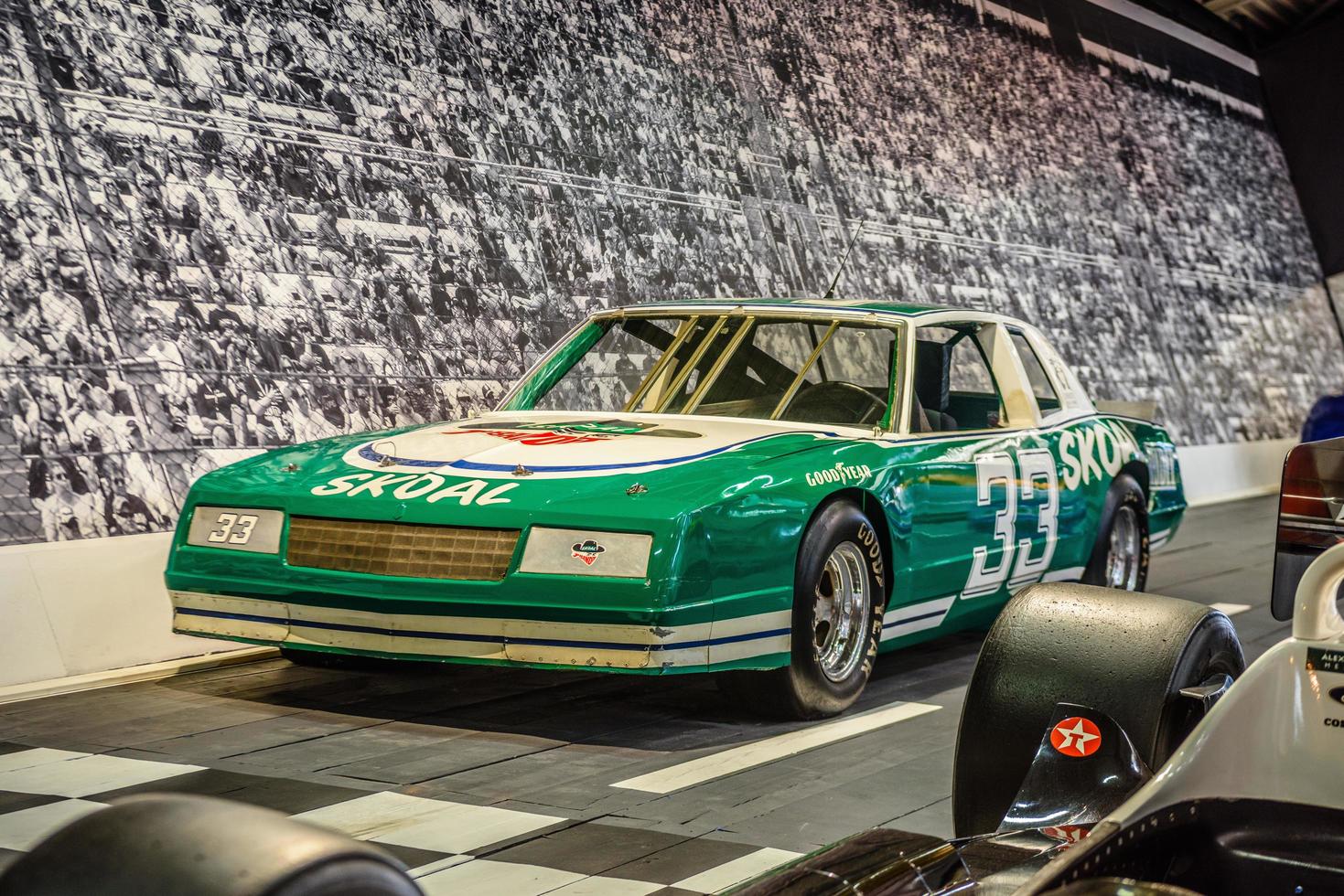 SINSHEIM, GERMANY - MAI 2022 green NASCAR racing car Chevrolet Skoal Bandit photo