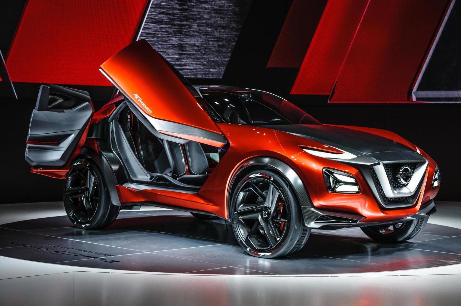 frankfurt - sept 2015 concepto de nissan gripz presentado en iaa int foto