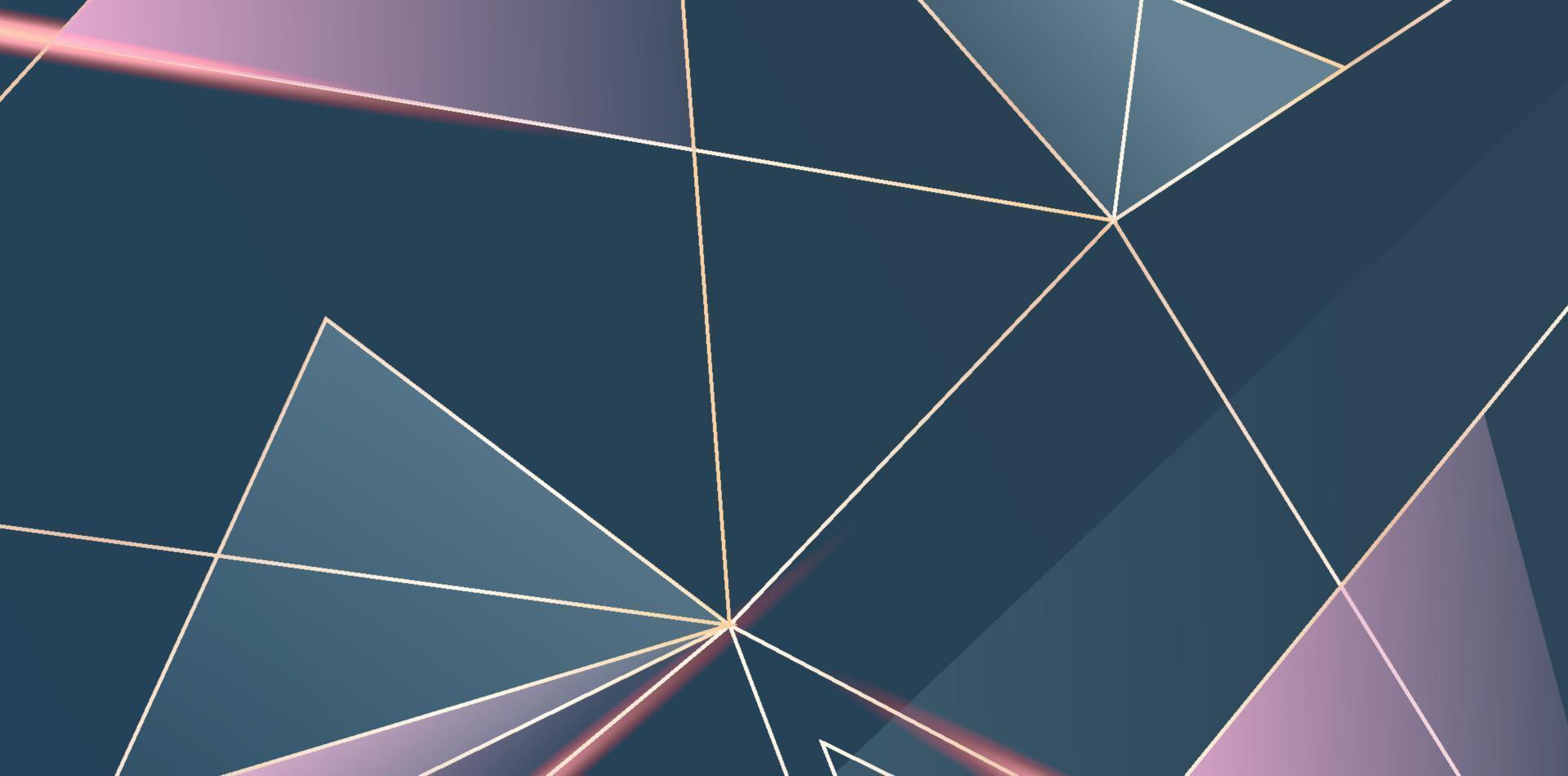 Geometric Polygonal background molecule and communication. Low Poly Connected lines with dots. Minimalism background. Concept of the science, chemistry, biology, medicine, technology. vector