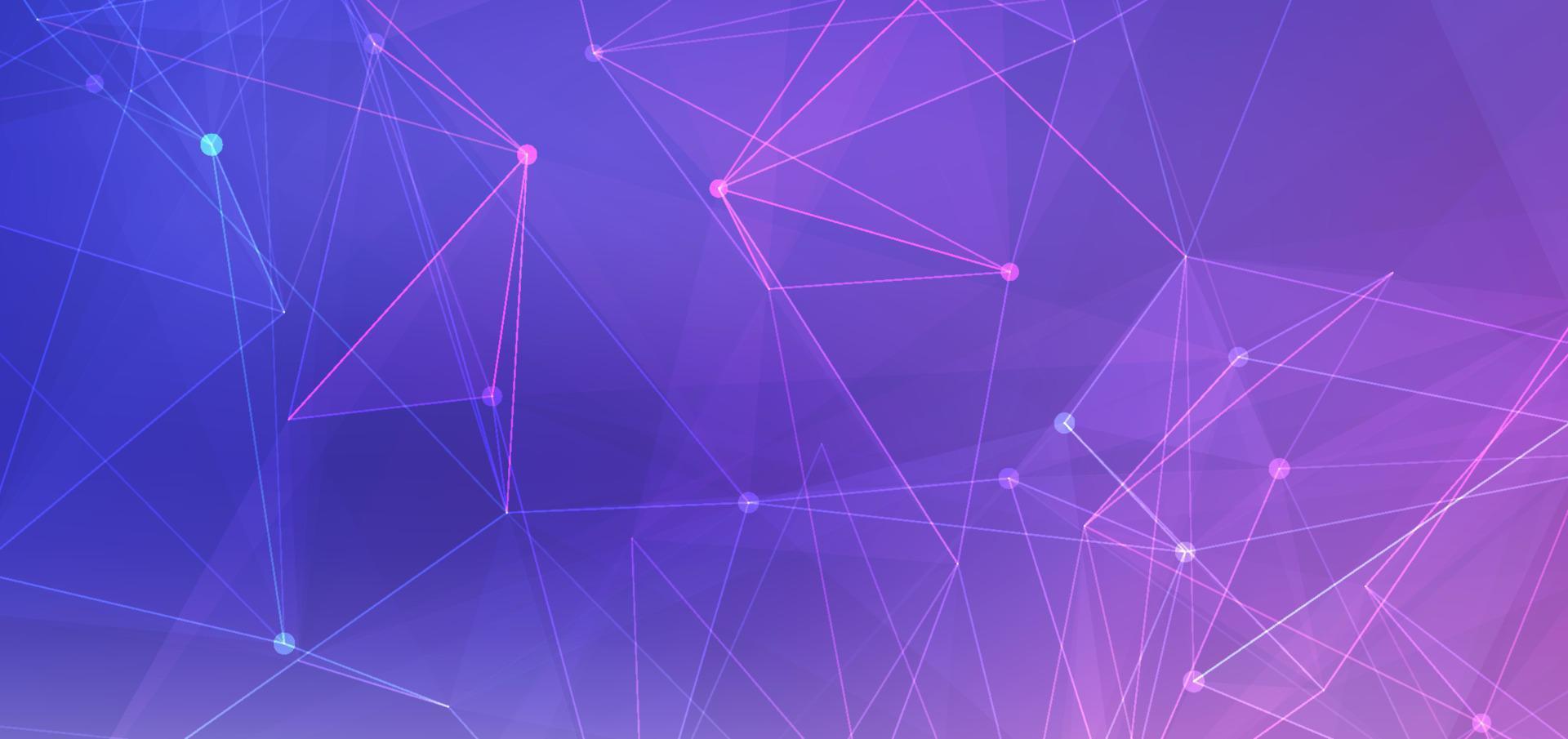 Abstract polygonal space low poly dark background with connecting dots and lines. Connection structure. Vector science background. Polygonal vector background. Futuristic HUD background.