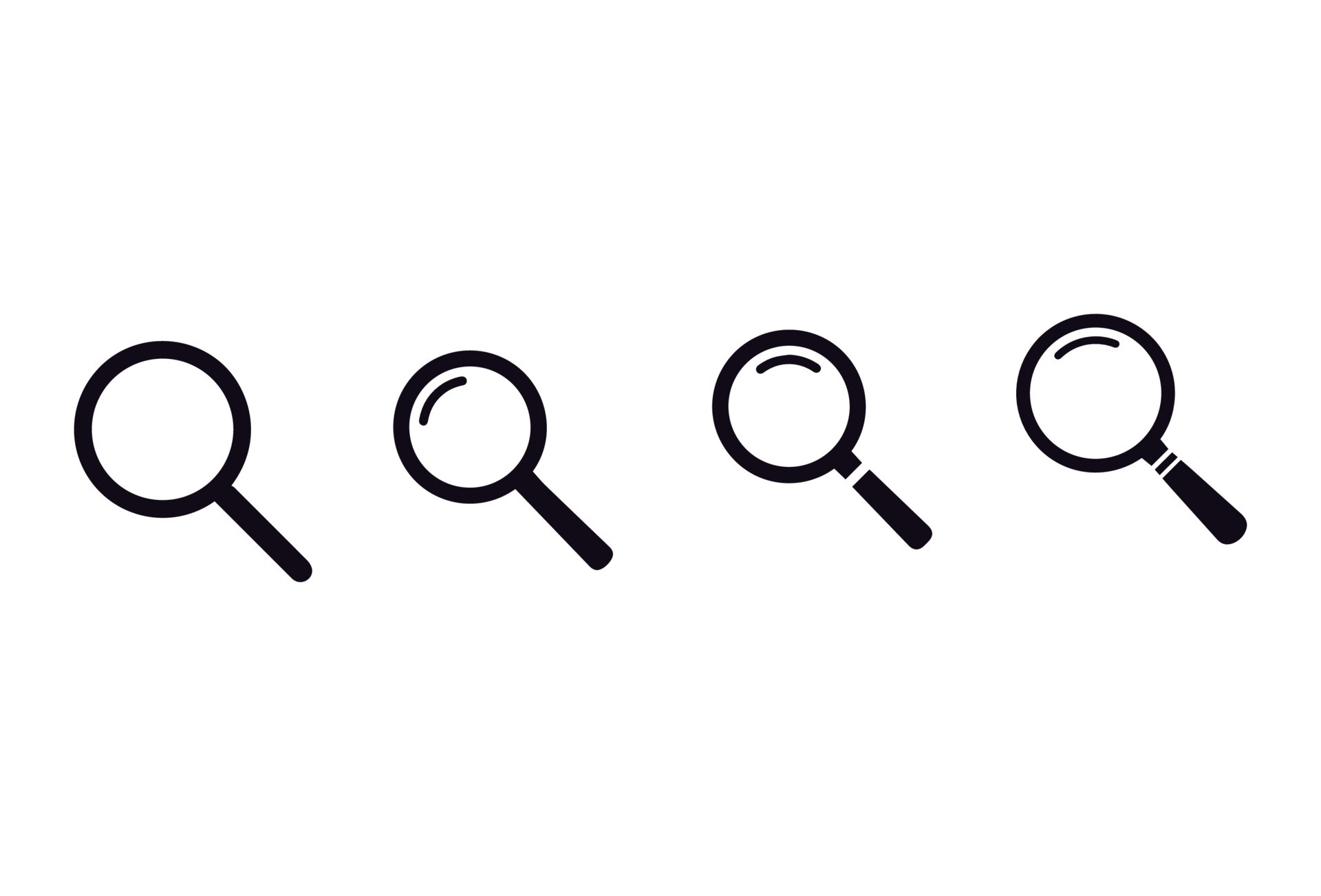 Vector magnifying glass icon 10654958 Vector Art at Vecteezy