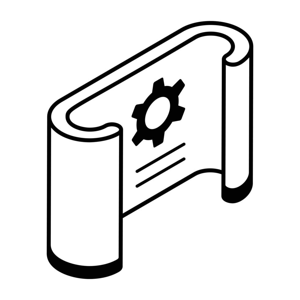 un icono lineal personalizable de la lista de tareas vector