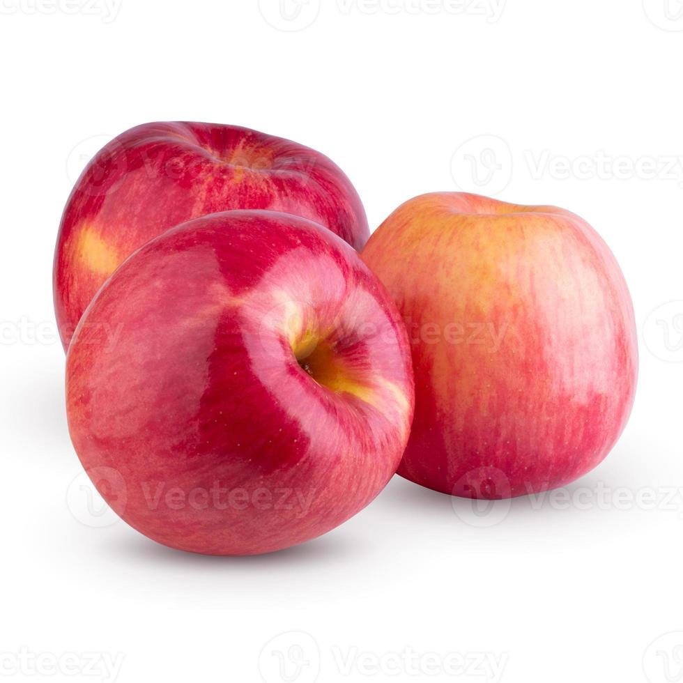 red apple isolated on a white background photo